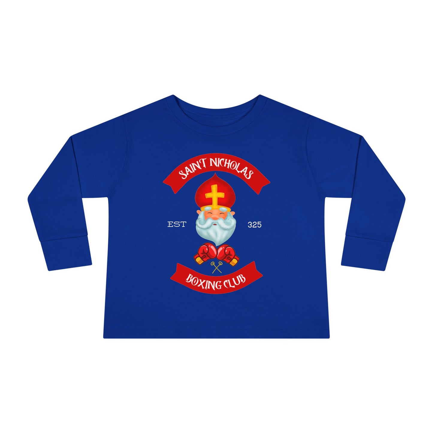Saint Nicholas Boxing Club | Boy & Girl Toddler Long Sleeve T-Shirt