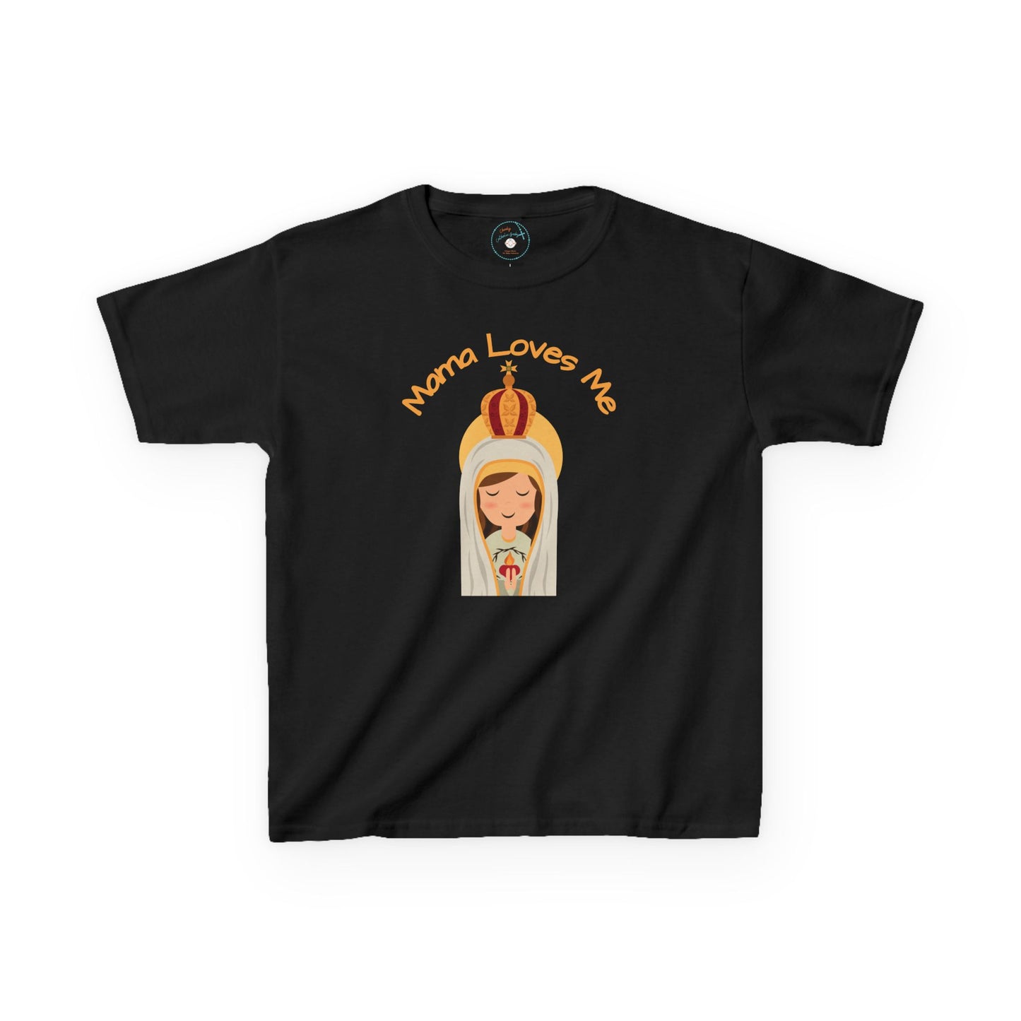 Mama Loves Me—Our Lady of Fatima | Big Kids Tee