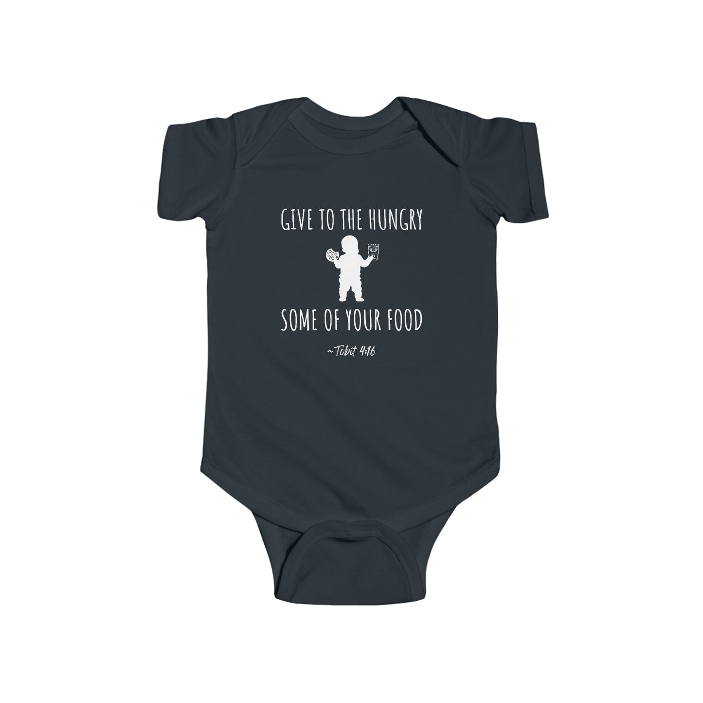 Give to the Hungry Some of Your Food | Boy & Girl Bodysuit