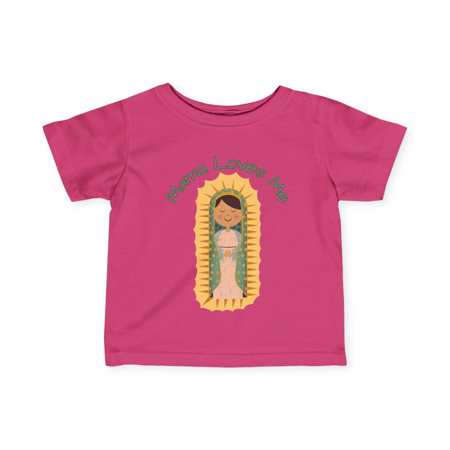 Mama Loves Me | Our Lady of Guadalupe | Baby Tee