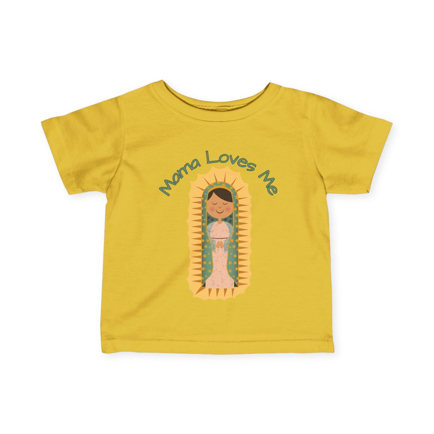 Mama Loves Me | Our Lady of Guadalupe | Baby Tee