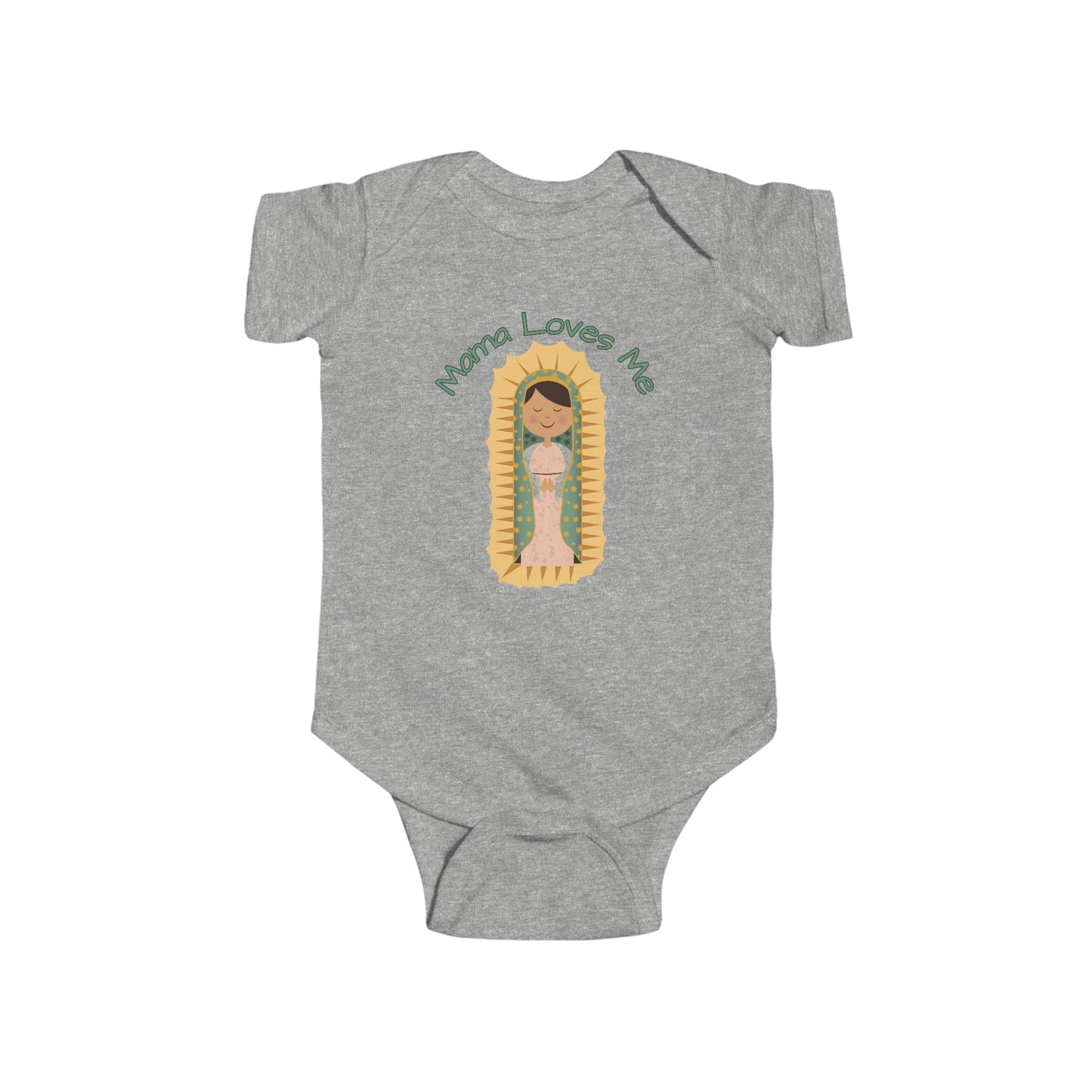 Mama Loves Me | Our Lady of Guadalupe | Boy & Girl Bodysuit
