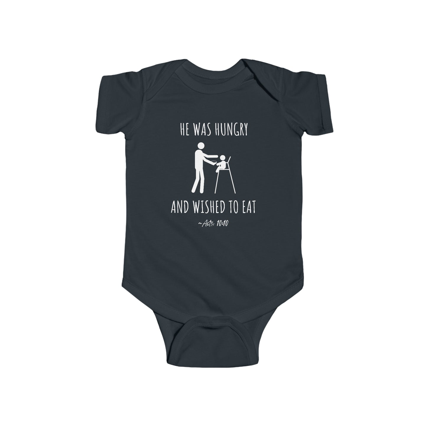 He Was Hungry and Wished to Eat | Boy & Girl Bodysuit