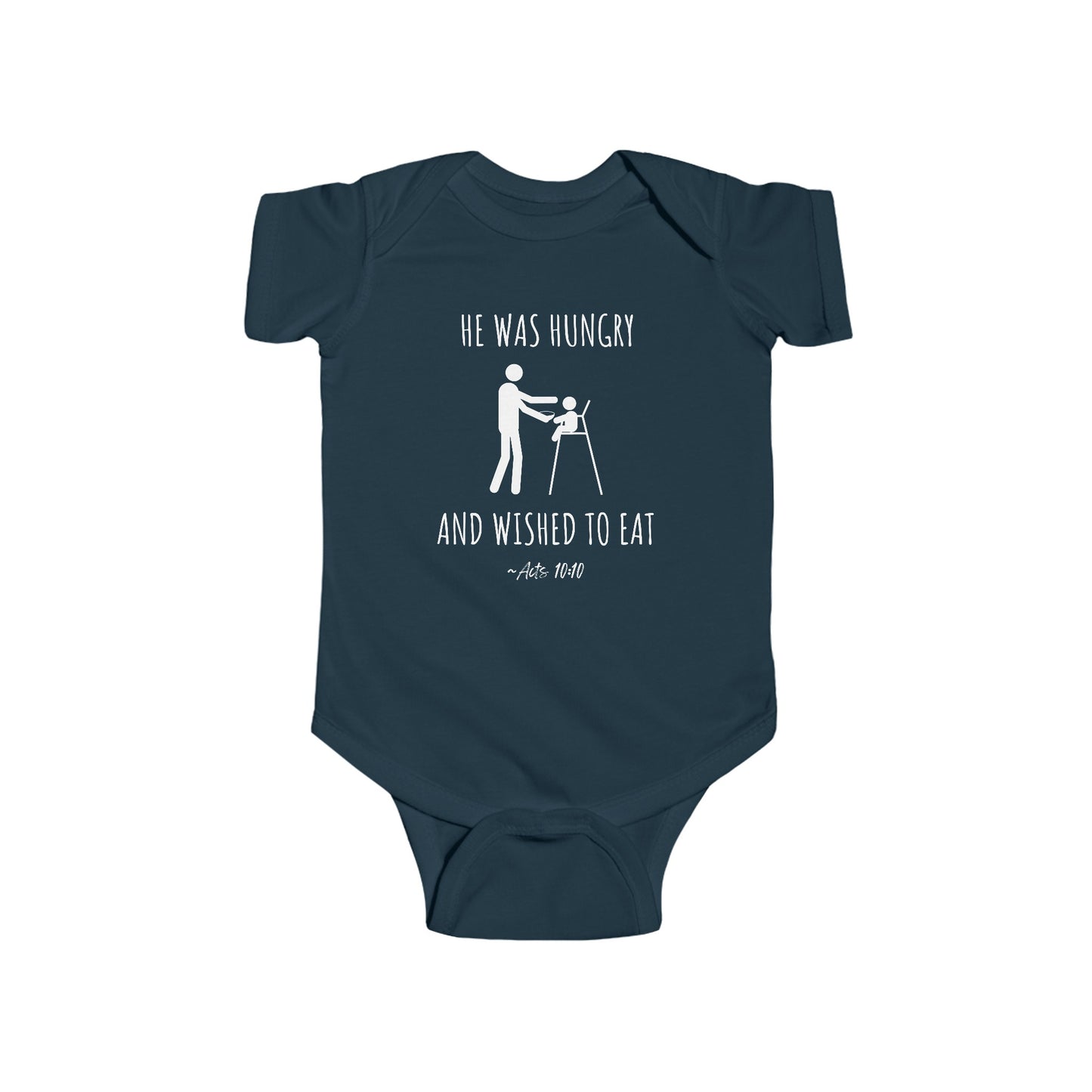He Was Hungry and Wished to Eat | Boy & Girl Bodysuit