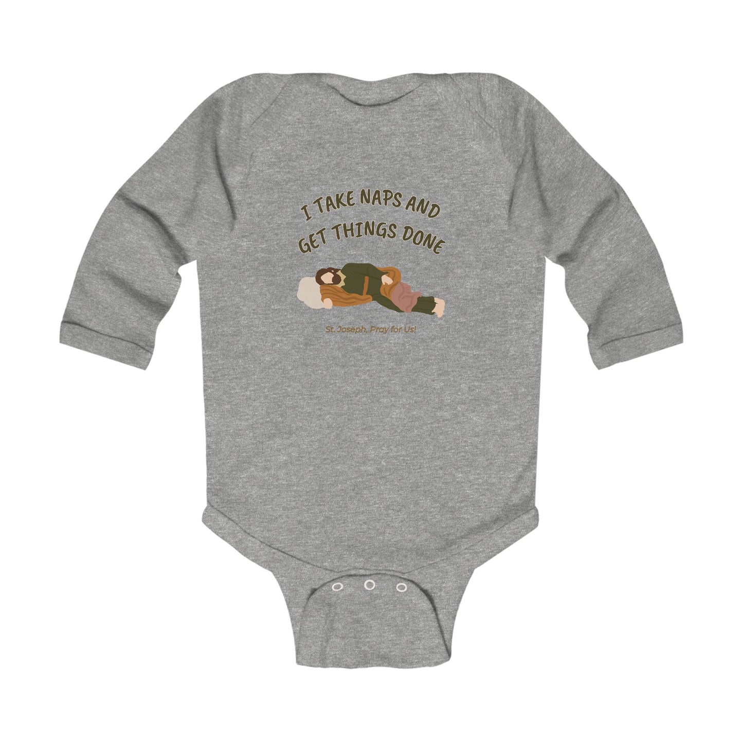 St. Joseph - Take Naps | Boy & Girl Long Sleeve Bodysuit