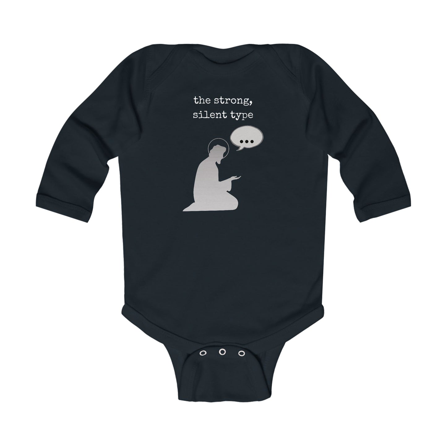St. Joseph - Strong Silent Type | Boy & Girl Long Sleeve Bodysuit