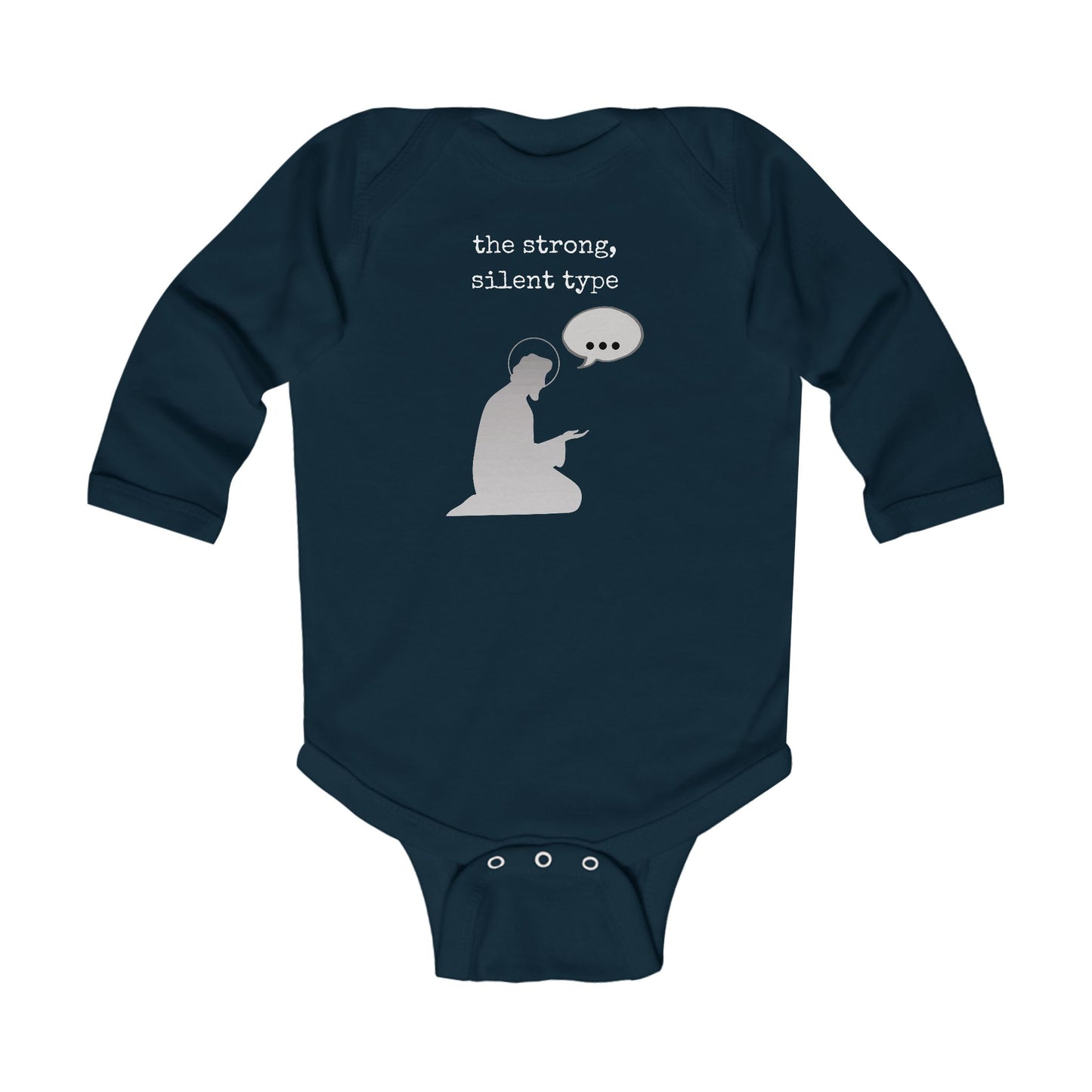 St. Joseph - Strong Silent Type | Boy & Girl Long Sleeve Bodysuit