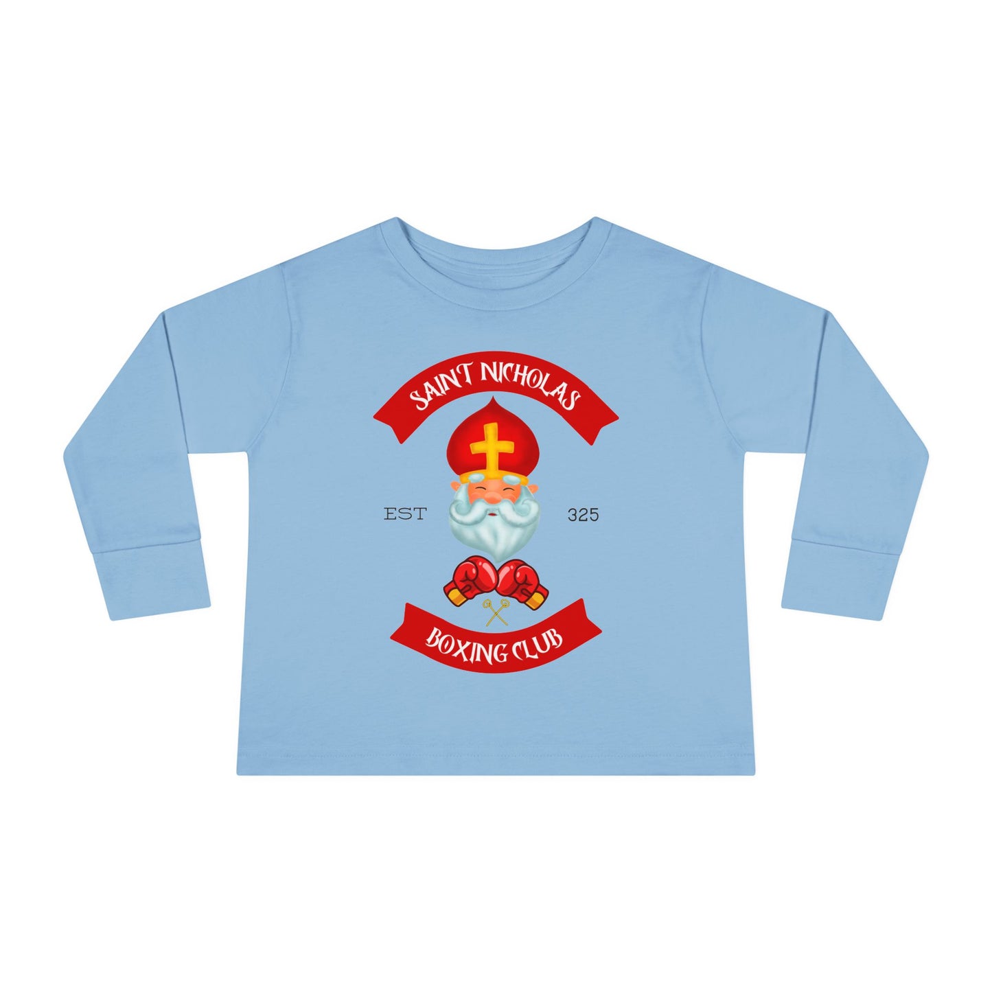 Saint Nicholas Boxing Club | Boy & Girl Toddler Long Sleeve T-Shirt
