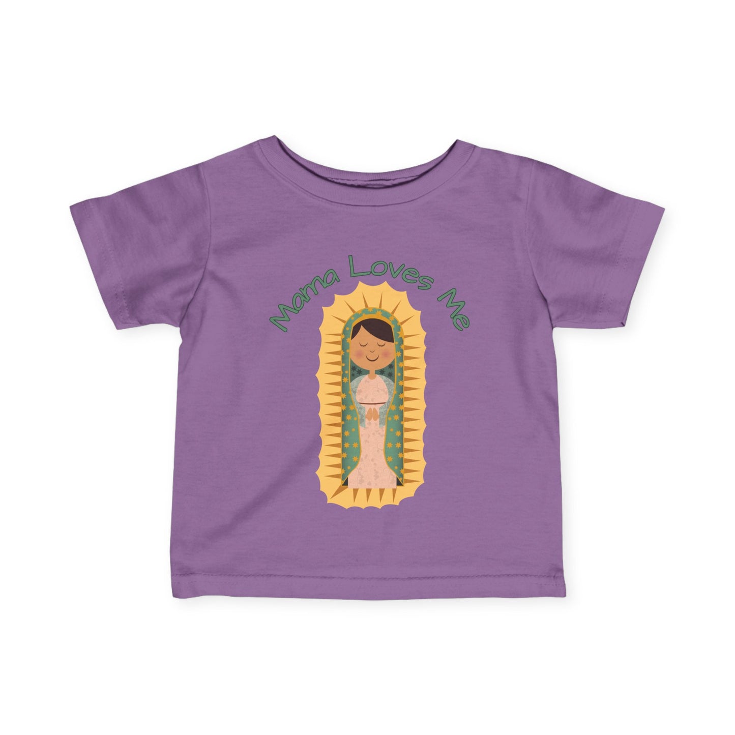 Mama Loves Me | Our Lady of Guadalupe | Baby Tee