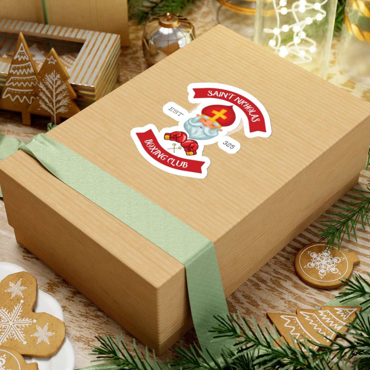 Saint Nicholas Boxing Club | Kiss-Cut Sticker