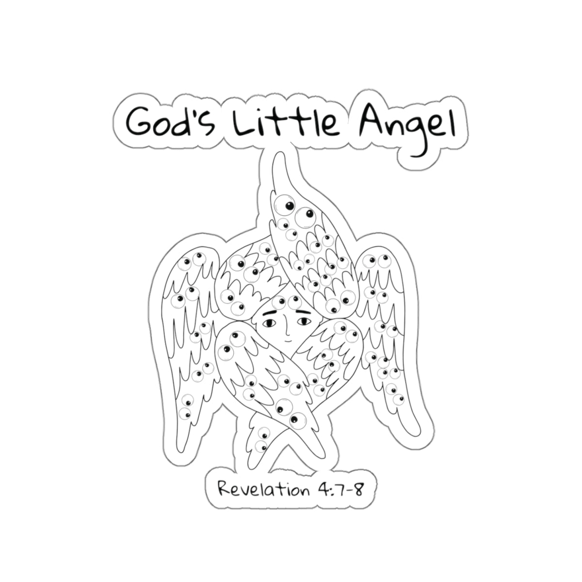 God's Little Angel | Kiss-Cut Sticker