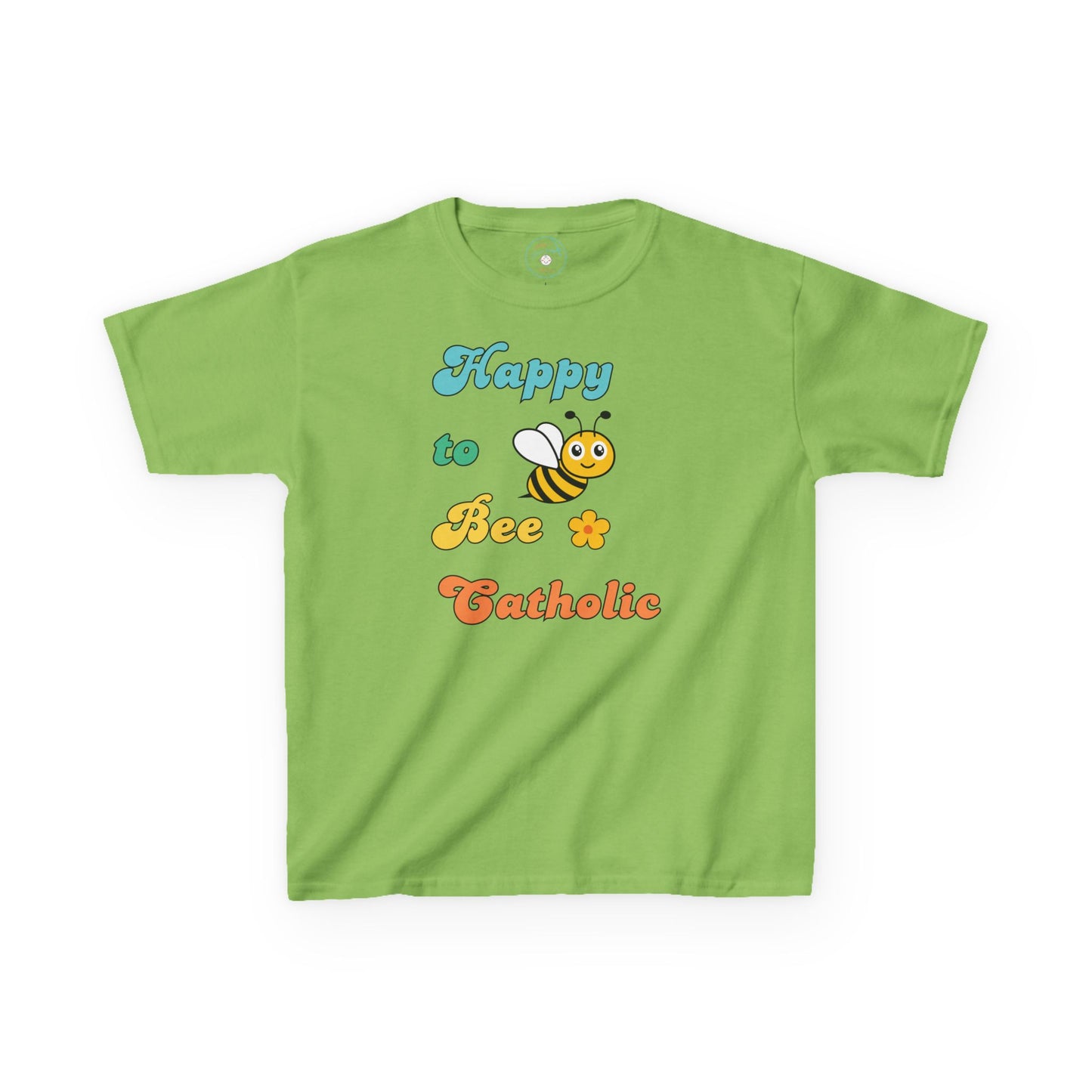 Happy to Bee Catholic | Big Kids Tee