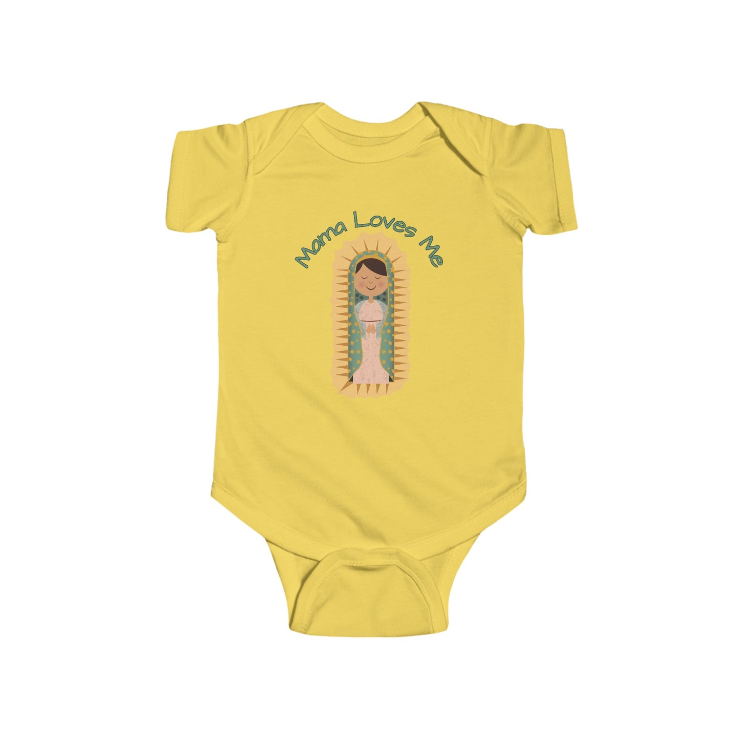 Mama Loves Me | Our Lady of Guadalupe | Boy & Girl Bodysuit