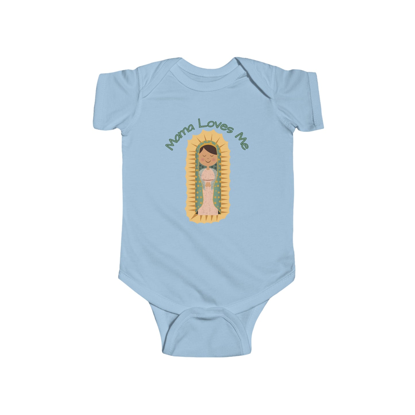 Mama Loves Me | Our Lady of Guadalupe | Boy & Girl Bodysuit