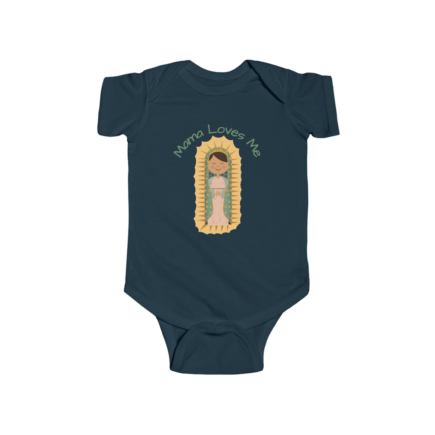 Mama Loves Me | Our Lady of Guadalupe | Boy & Girl Bodysuit