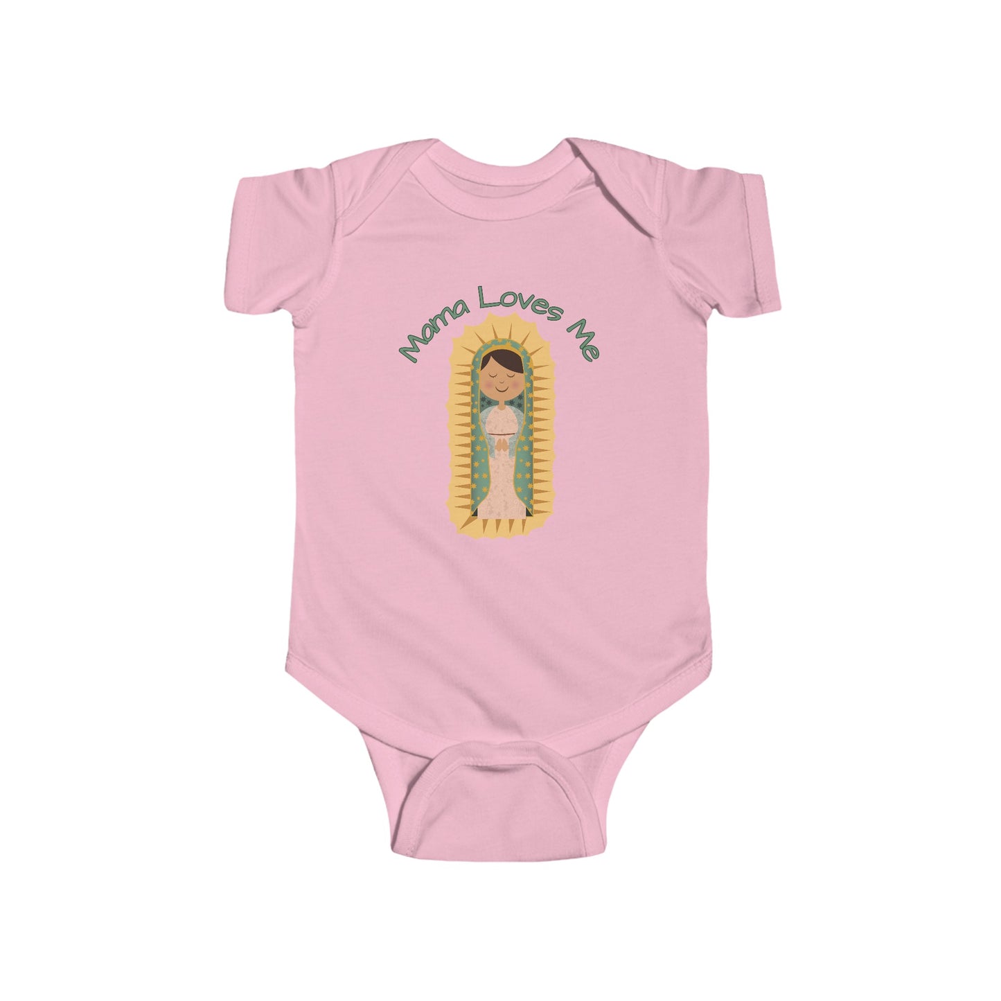 Mama Loves Me | Our Lady of Guadalupe | Boy & Girl Bodysuit