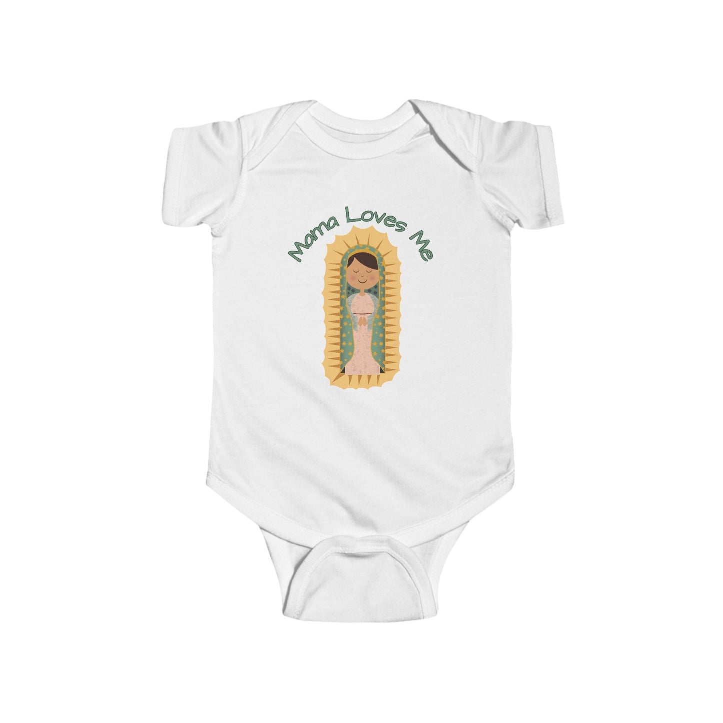 Mama Loves Me | Our Lady of Guadalupe | Boy & Girl Bodysuit