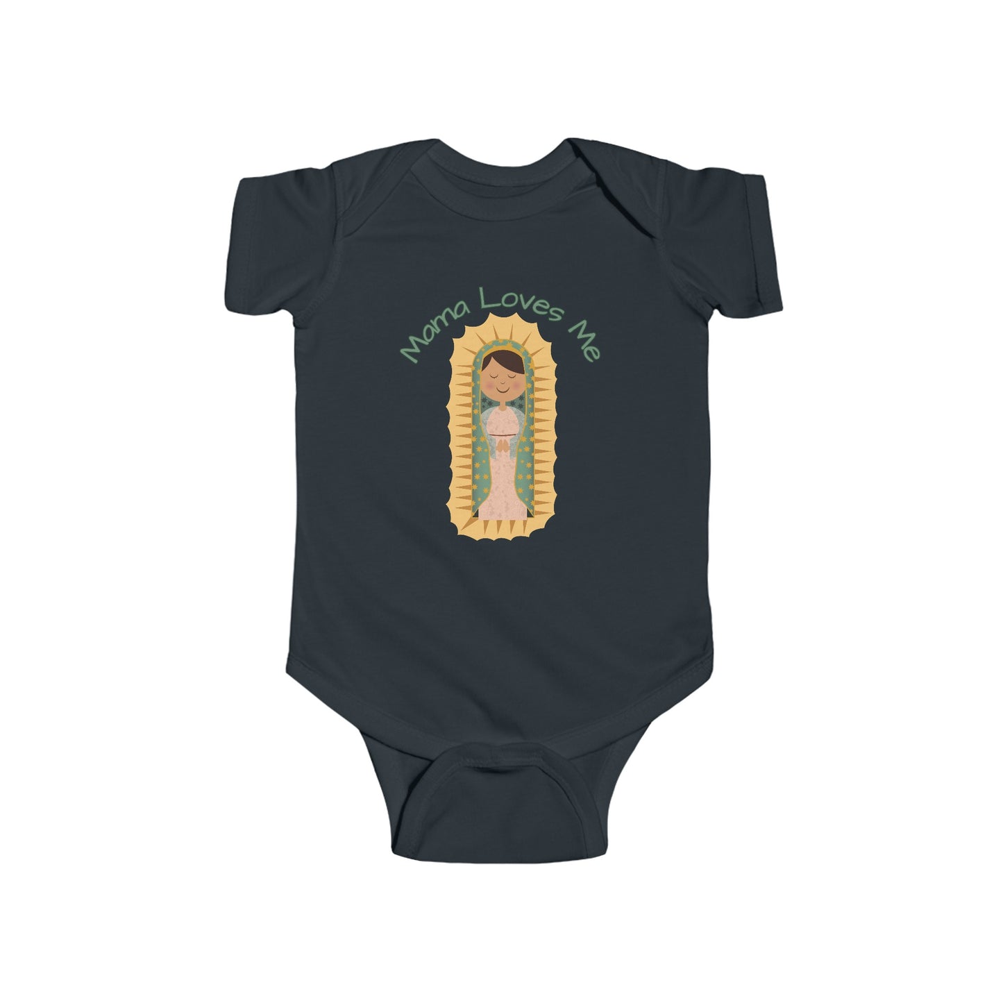 Mama Loves Me | Our Lady of Guadalupe | Boy & Girl Bodysuit