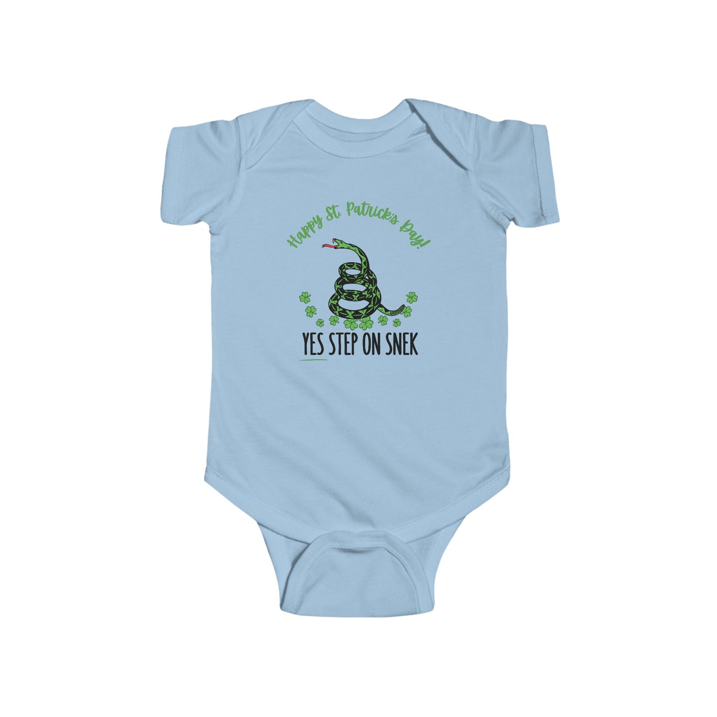Yes Step on Snek - St. Patrick's Day | Boy & Girl Bodysuit