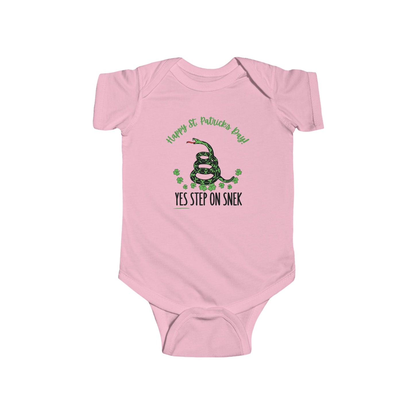 Yes Step on Snek - St. Patrick's Day | Boy & Girl Bodysuit
