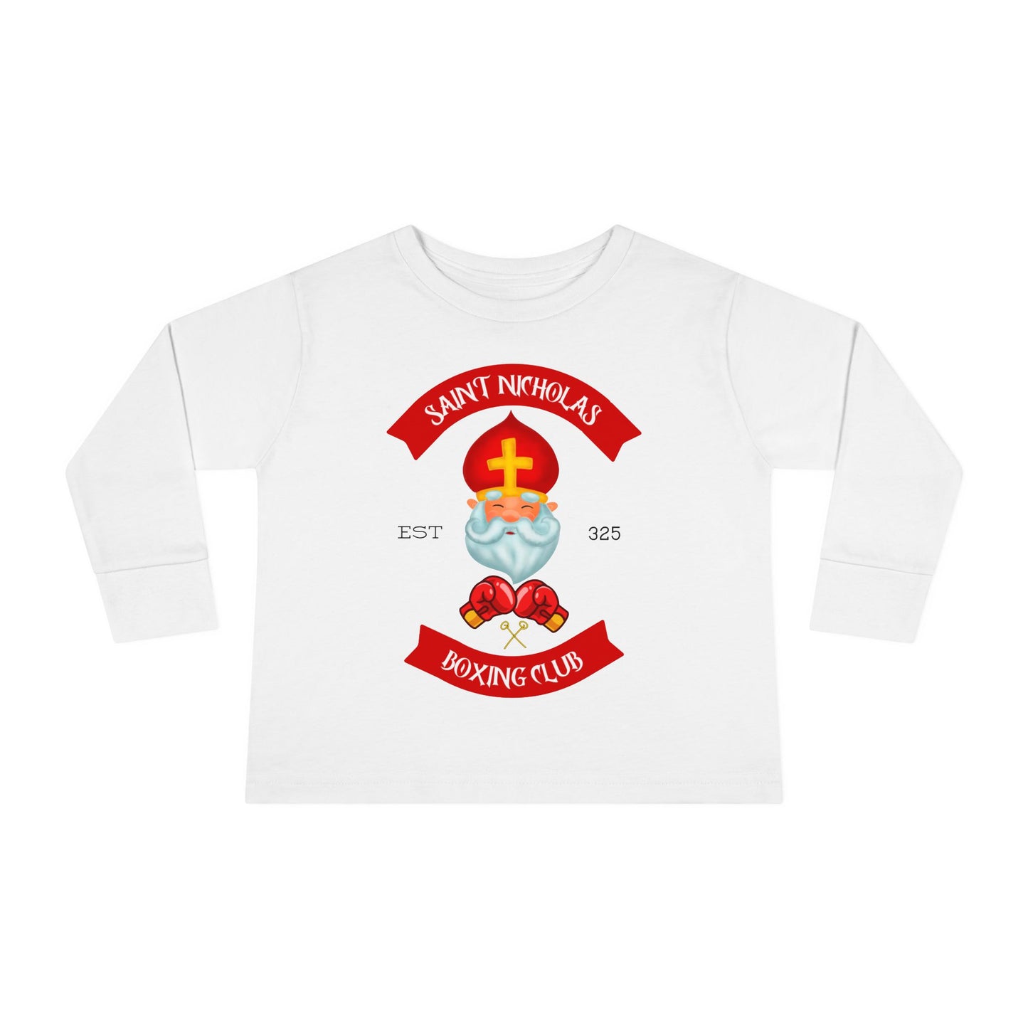 Saint Nicholas Boxing Club | Boy & Girl Toddler Long Sleeve T-Shirt