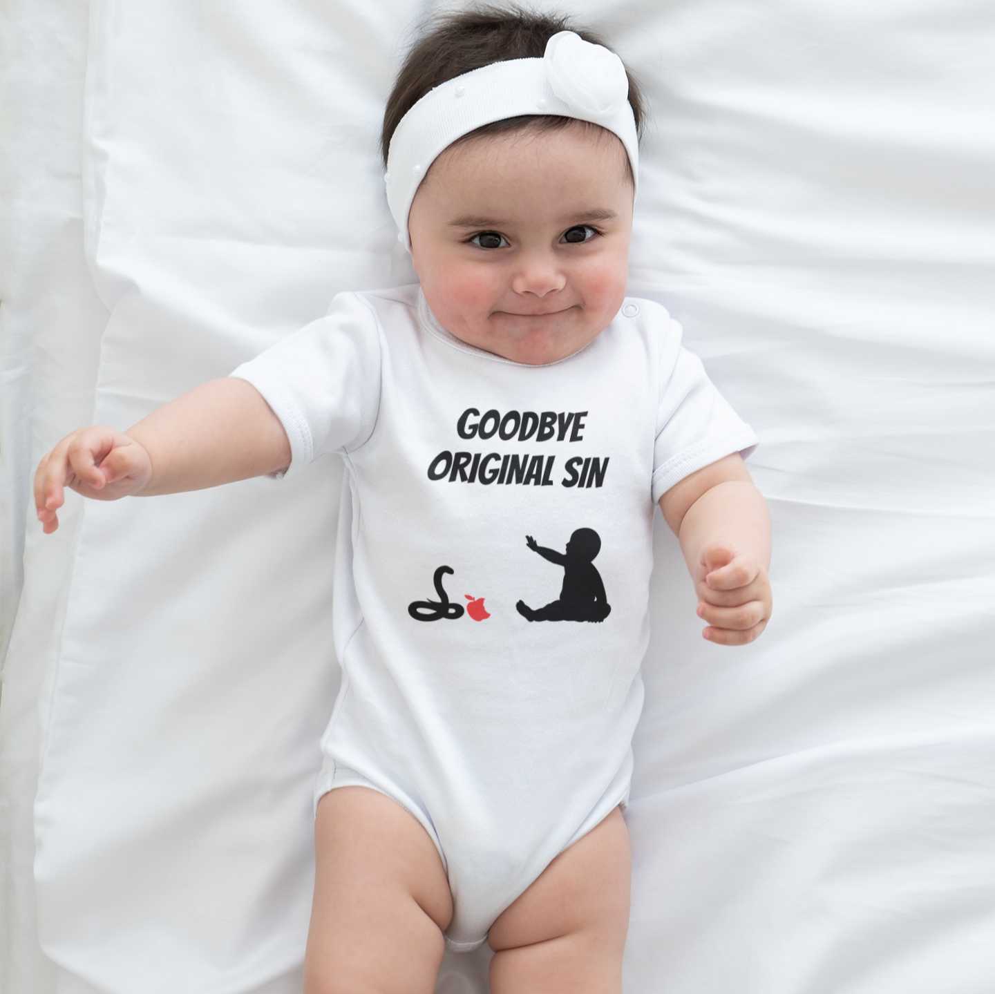 Goodbye Original Sin - Baptism | Boy & Girl Bodysuit