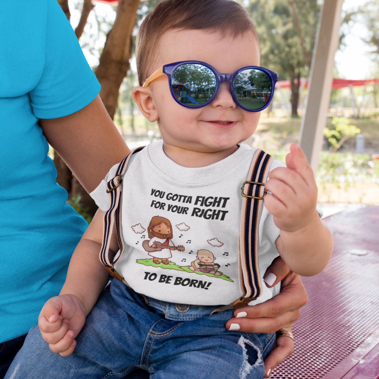Fight for Your Right to Be Born | Boy & Girl Bodysuit