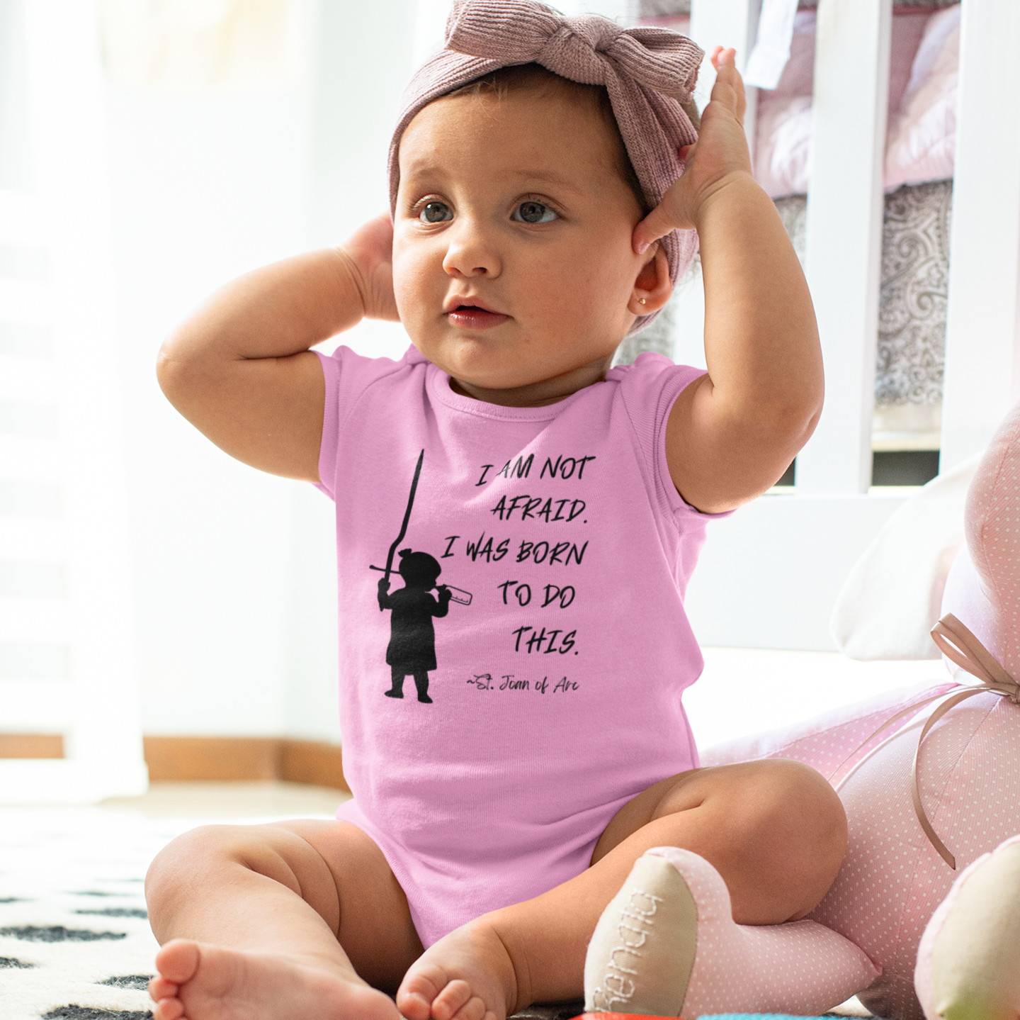 St. Joan of Arc | I Am Not Afraid | Boy & Girl Bodysuit