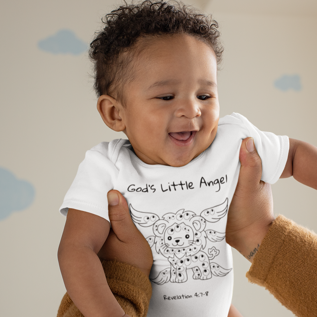 God's Little Angel-Lion | Boy & Girl Bodysuit
