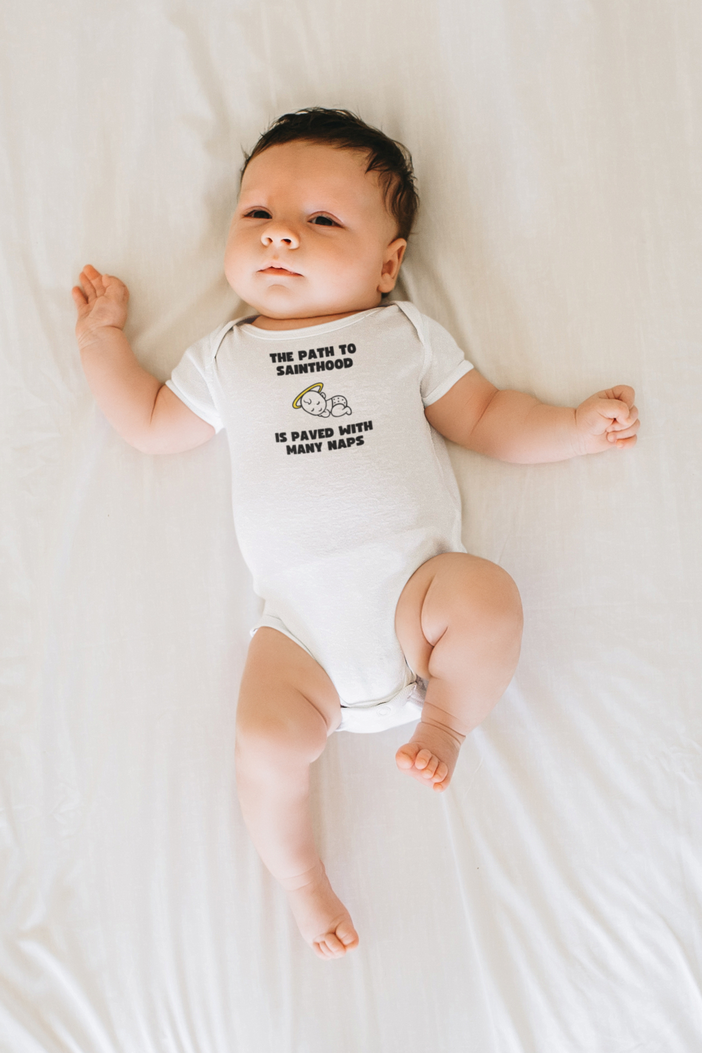 The Path to Sainthood Is Paved With Many Naps | Boy & Girl Bodysuit