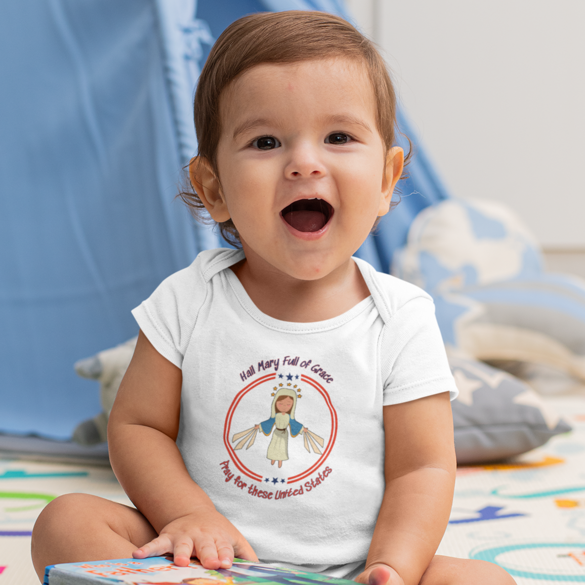 Immaculate Conception - Patroness of the USA | Boy & Girl Bodysuit