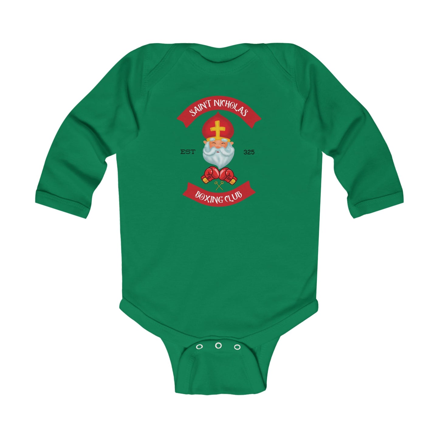 Saint Nicholas Boxing Club | Boy & Girl Long Sleeve Bodysuit