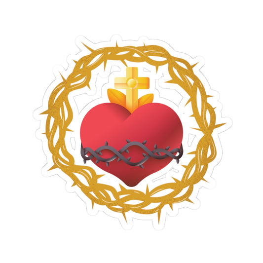 Sacred Heart of Jesus | Kiss-Cut Sticker