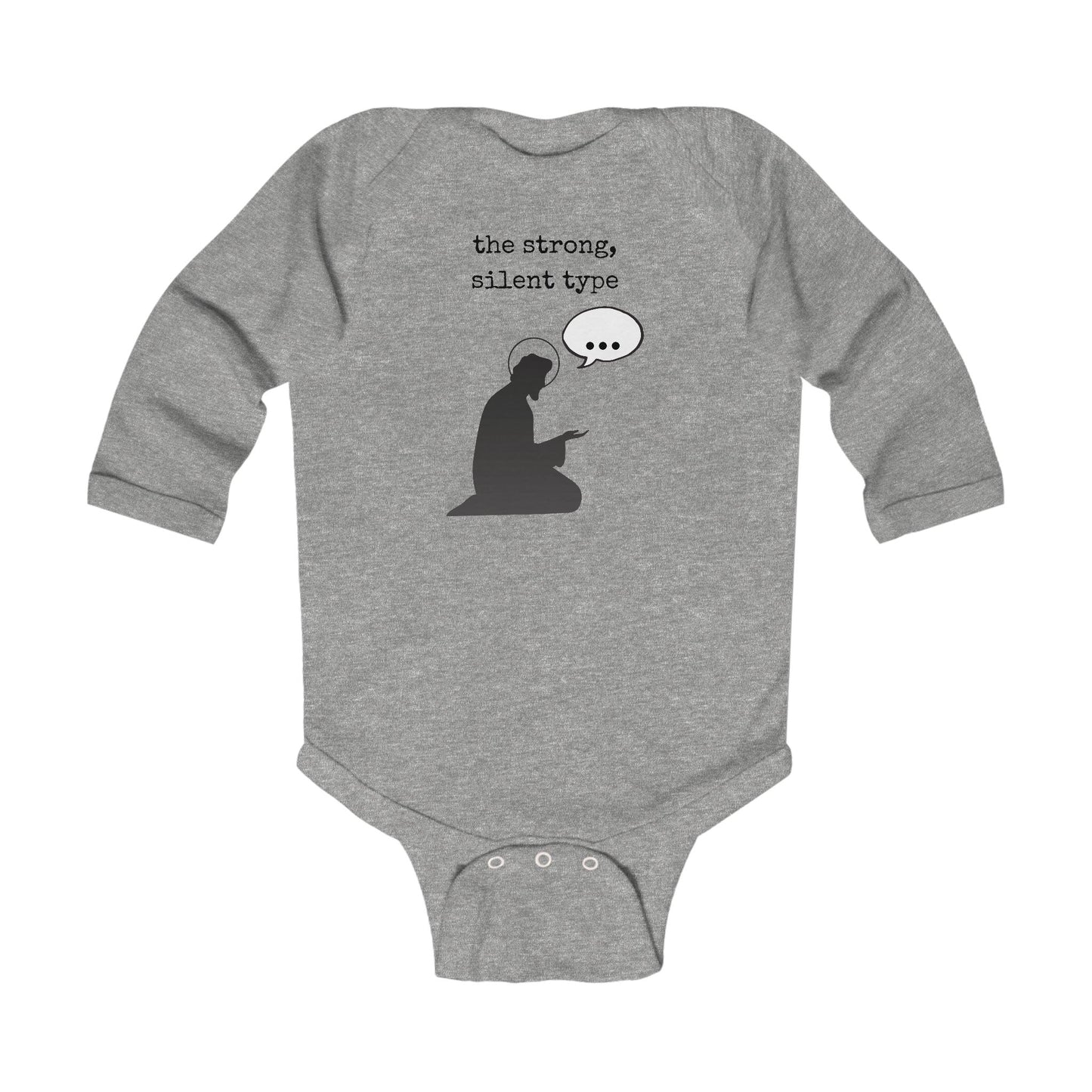 St. Joseph - Strong Silent Type | Boy & Girl Long Sleeve Bodysuit