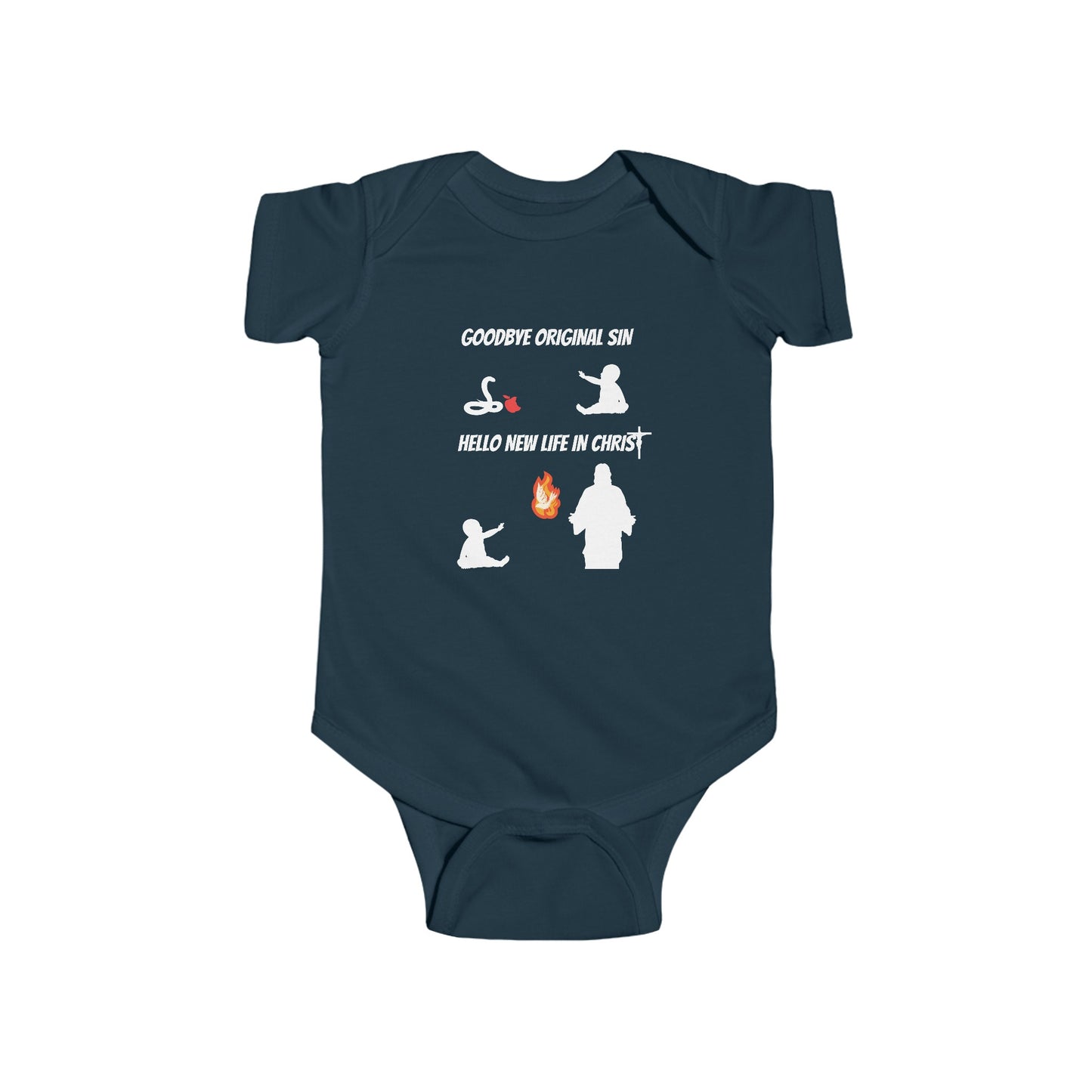 Goodbye Original Sin Hello New Life - Baptism | Boy & Girl Bodysuit
