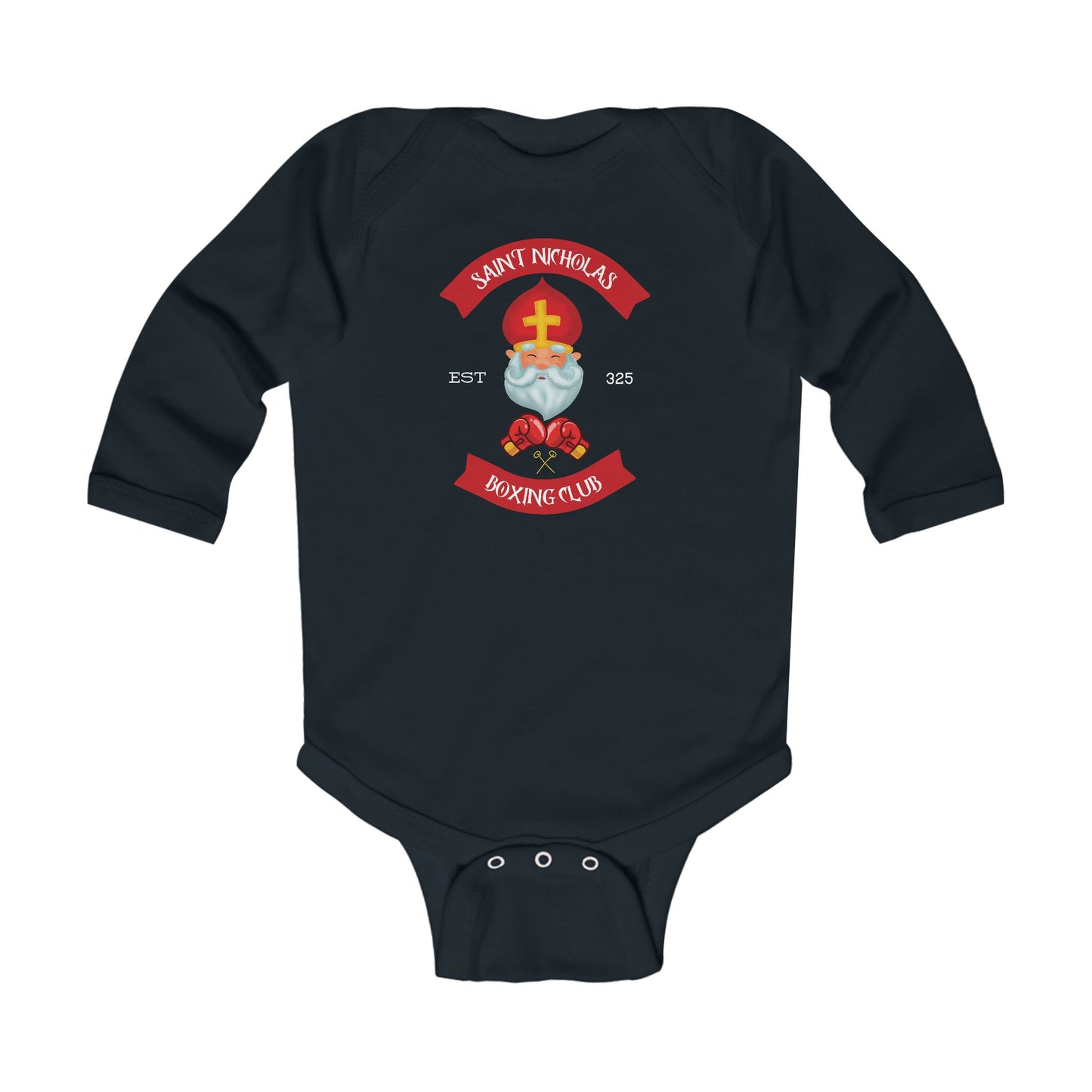 Saint Nicholas Boxing Club | Boy & Girl Long Sleeve Bodysuit
