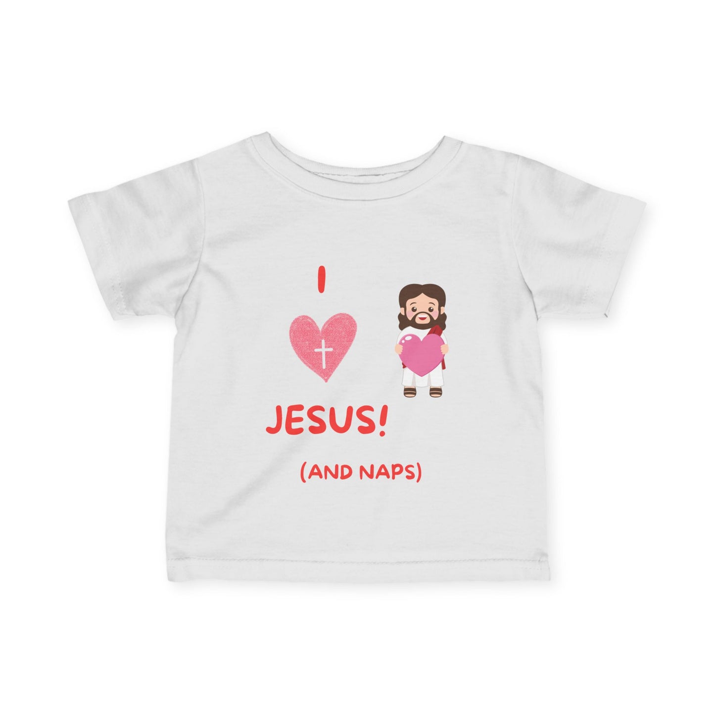 I Love Jesus and Naps | Baby Tee