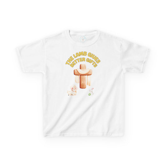 Lamb Gives Better Gifts - Easter | Big Kids Tee