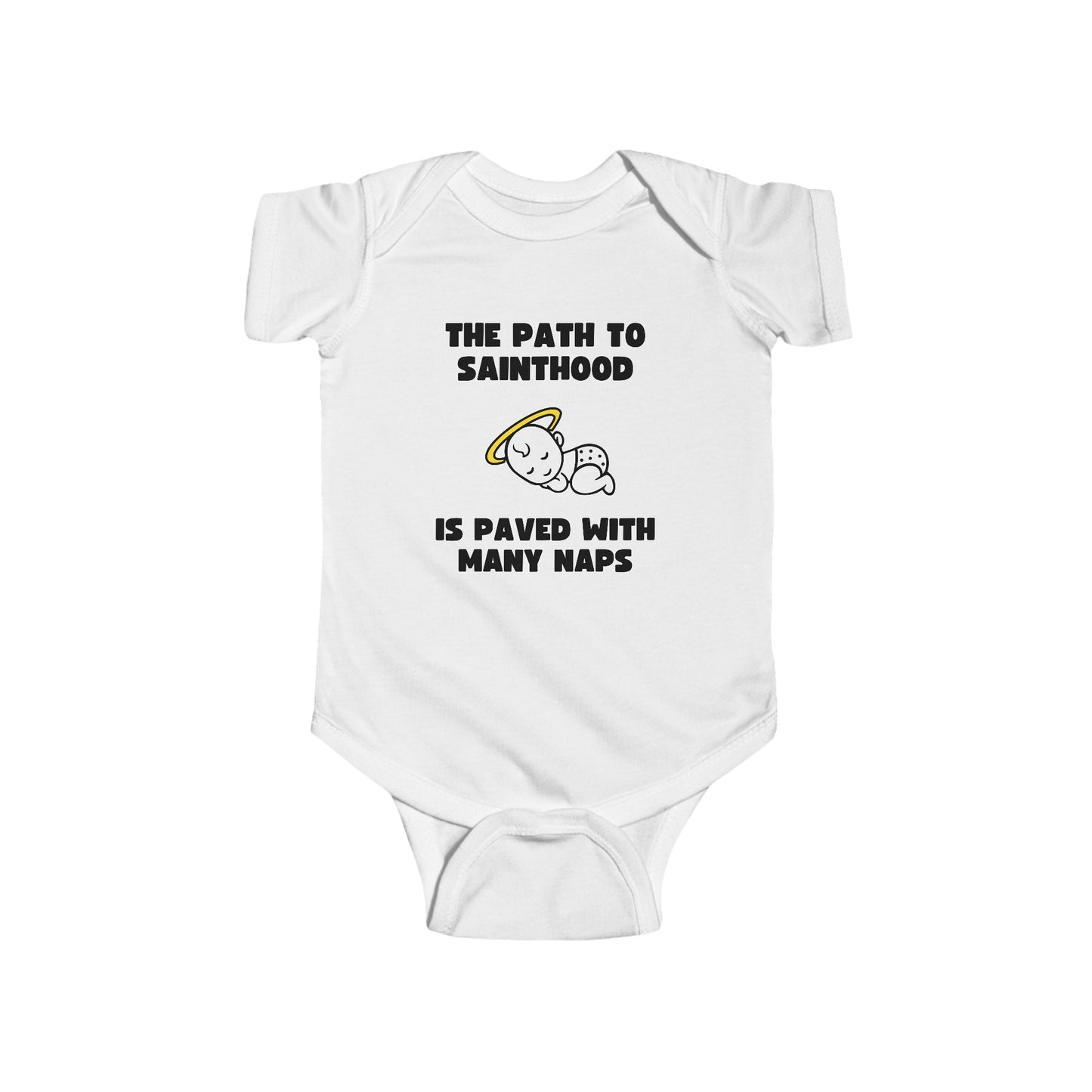 The Path to Sainthood Is Paved With Many Naps | Boy & Girl Bodysuit