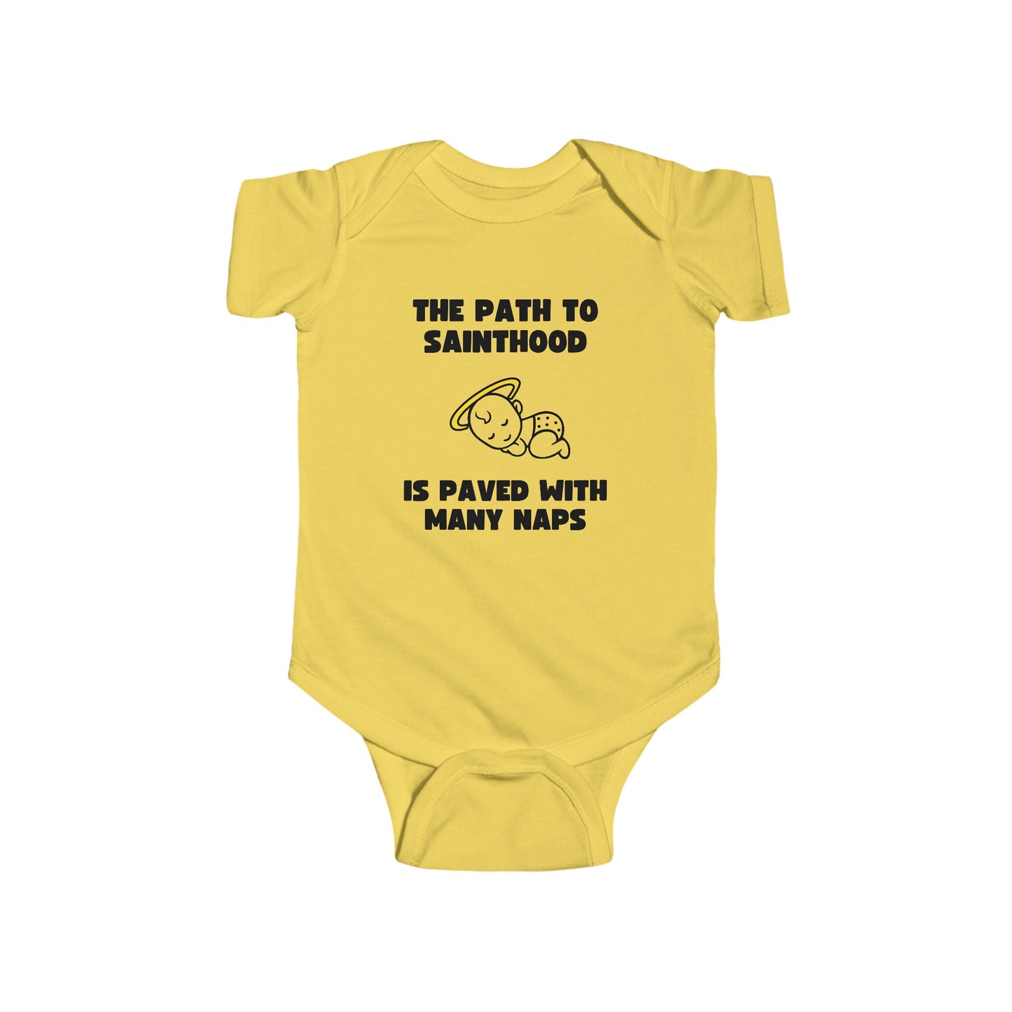 The Path to Sainthood Is Paved With Many Naps | Boy & Girl Bodysuit