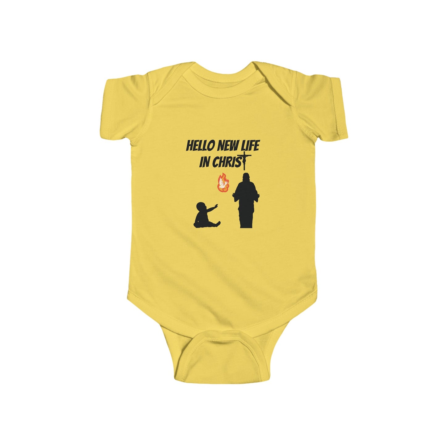 Hello New Life in Christ - Baptism | Boy & Girl Bodysuit