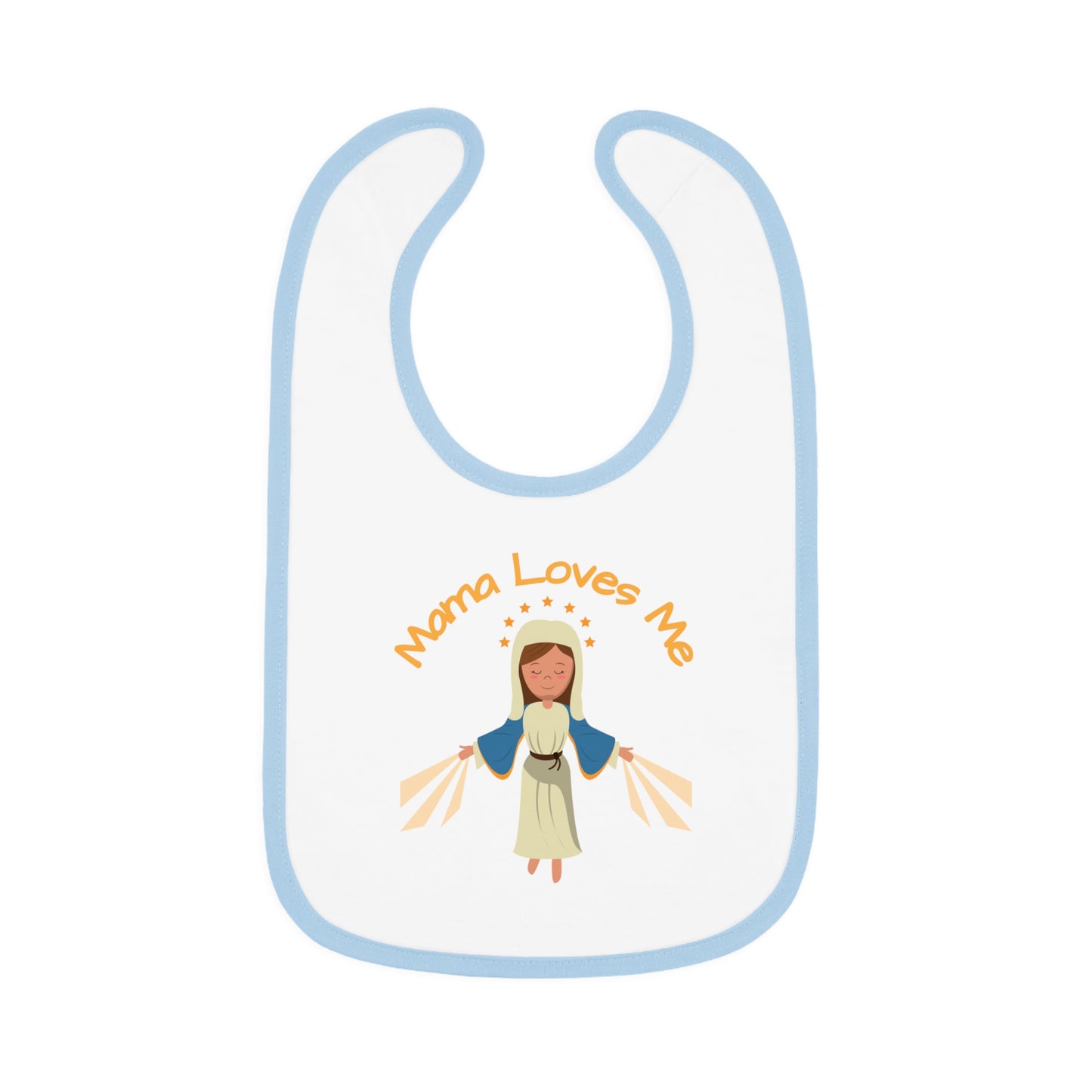 Mama Loves Me—Immaculate Conception | Boy & Girl Bib