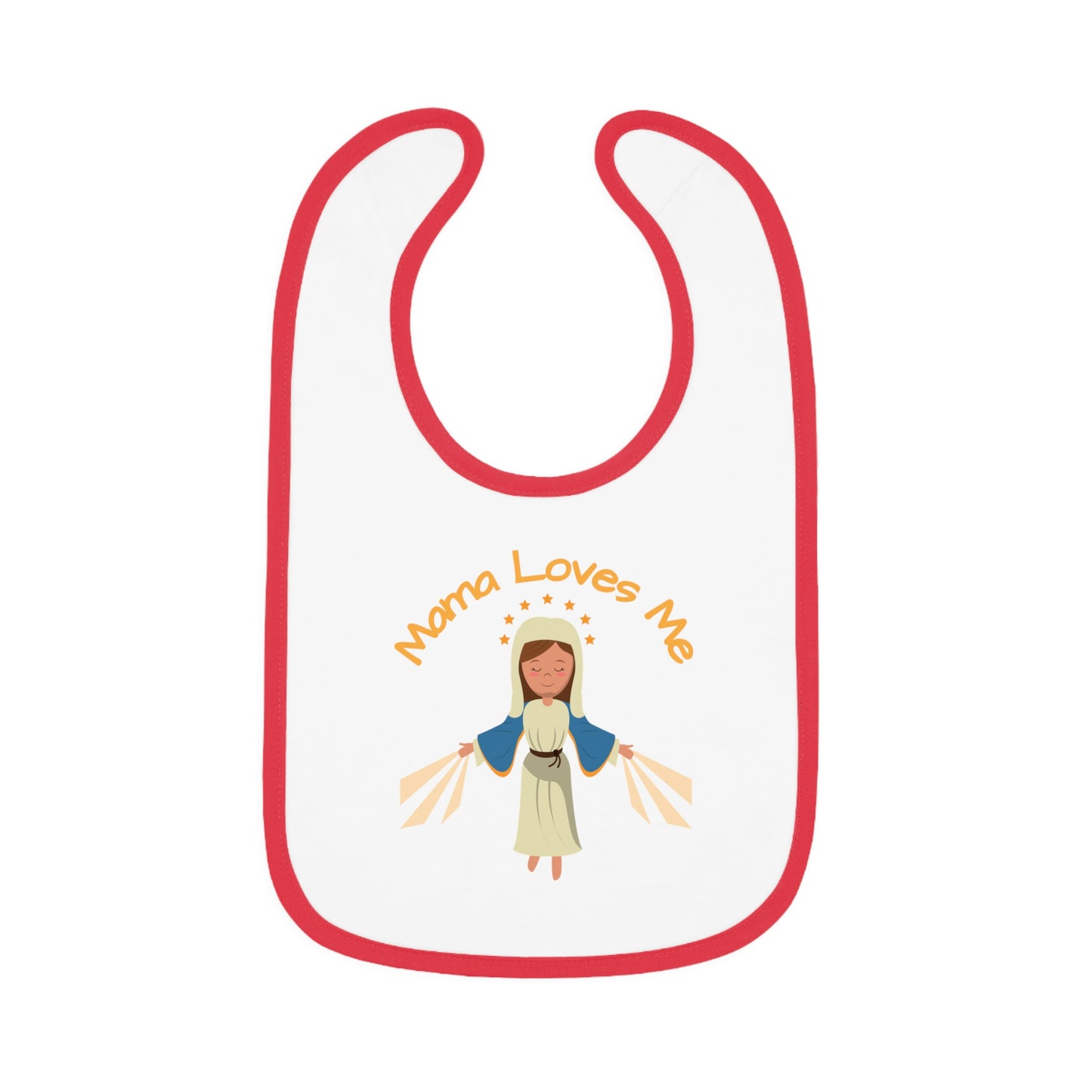 Mama Loves Me—Immaculate Conception | Boy & Girl Bib