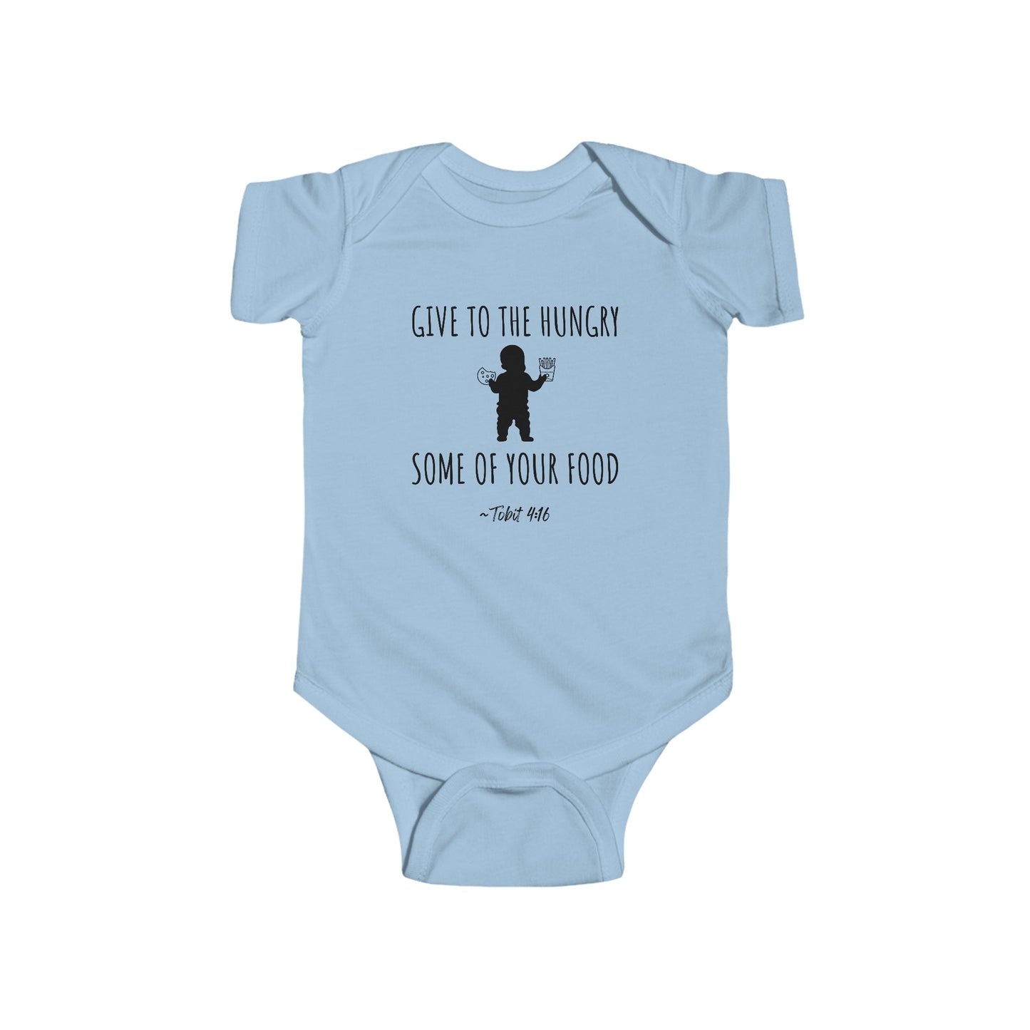 Give to the Hungry Some of Your Food | Boy & Girl Bodysuit