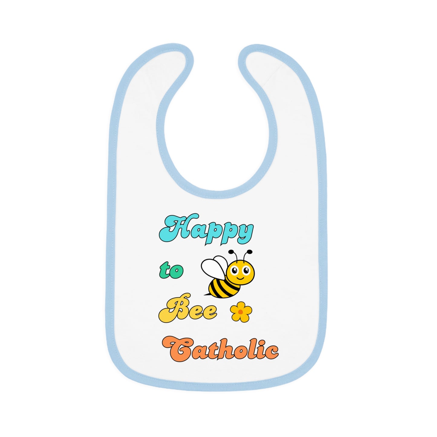 Happy to Bee Catholic | Boy & Girl Bib