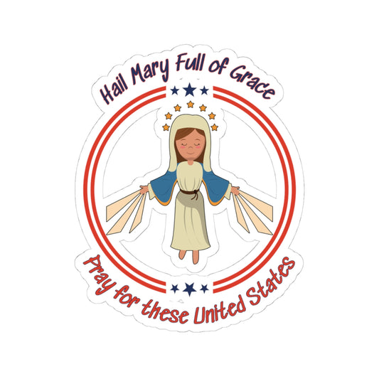 Immaculate Conception - Patroness of the USA | Kiss-Cut Sticker