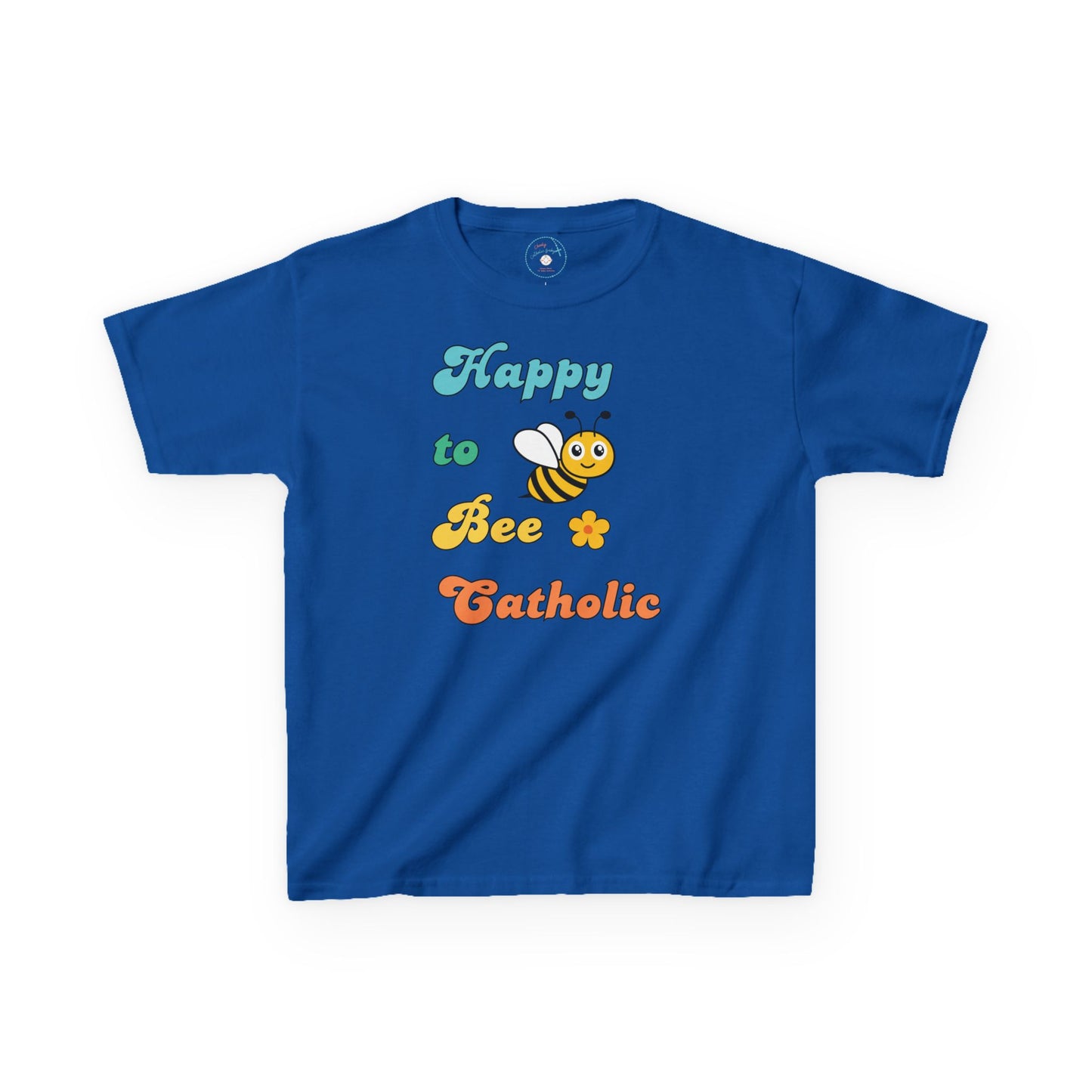 Happy to Bee Catholic | Big Kids Tee