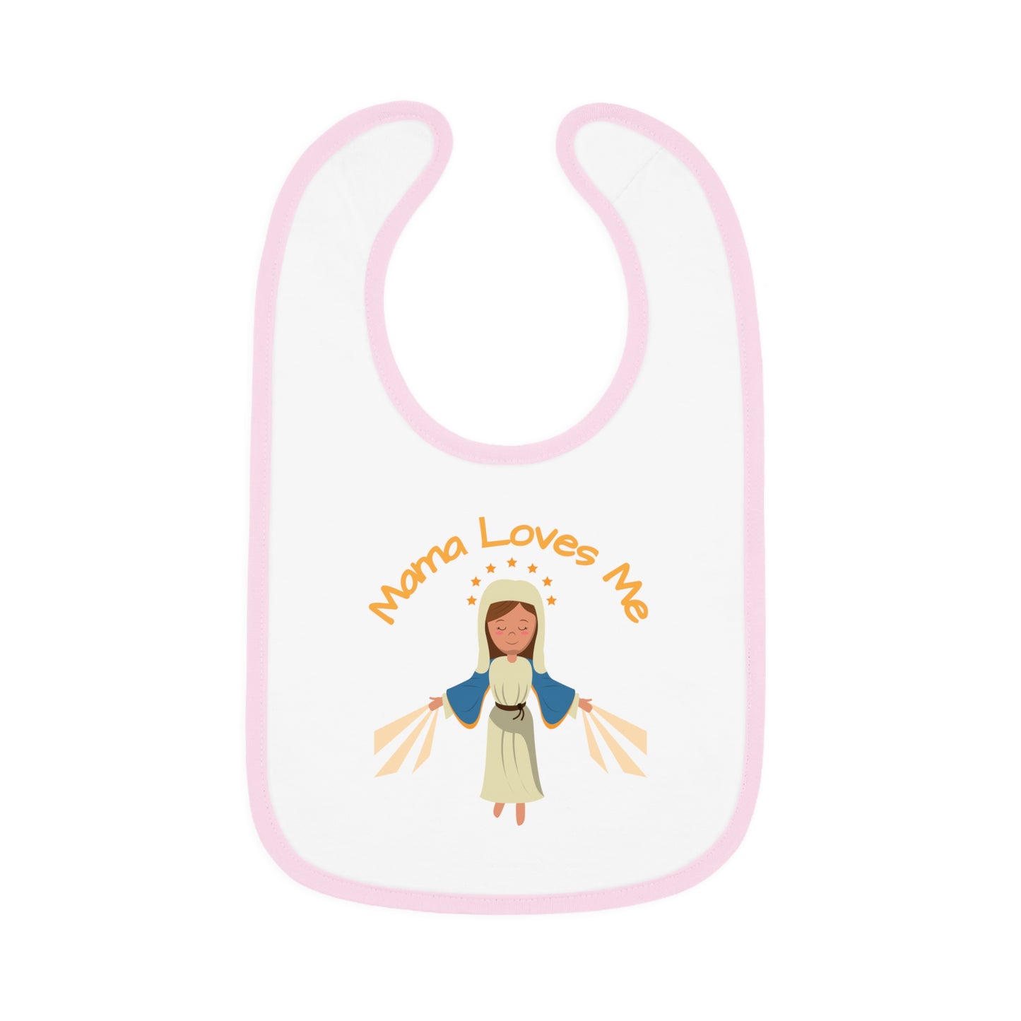Mama Loves Me—Immaculate Conception | Boy & Girl Bib