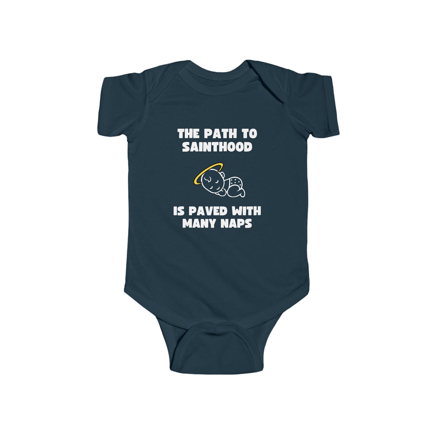 The Path to Sainthood Is Paved With Many Naps | Boy & Girl Bodysuit