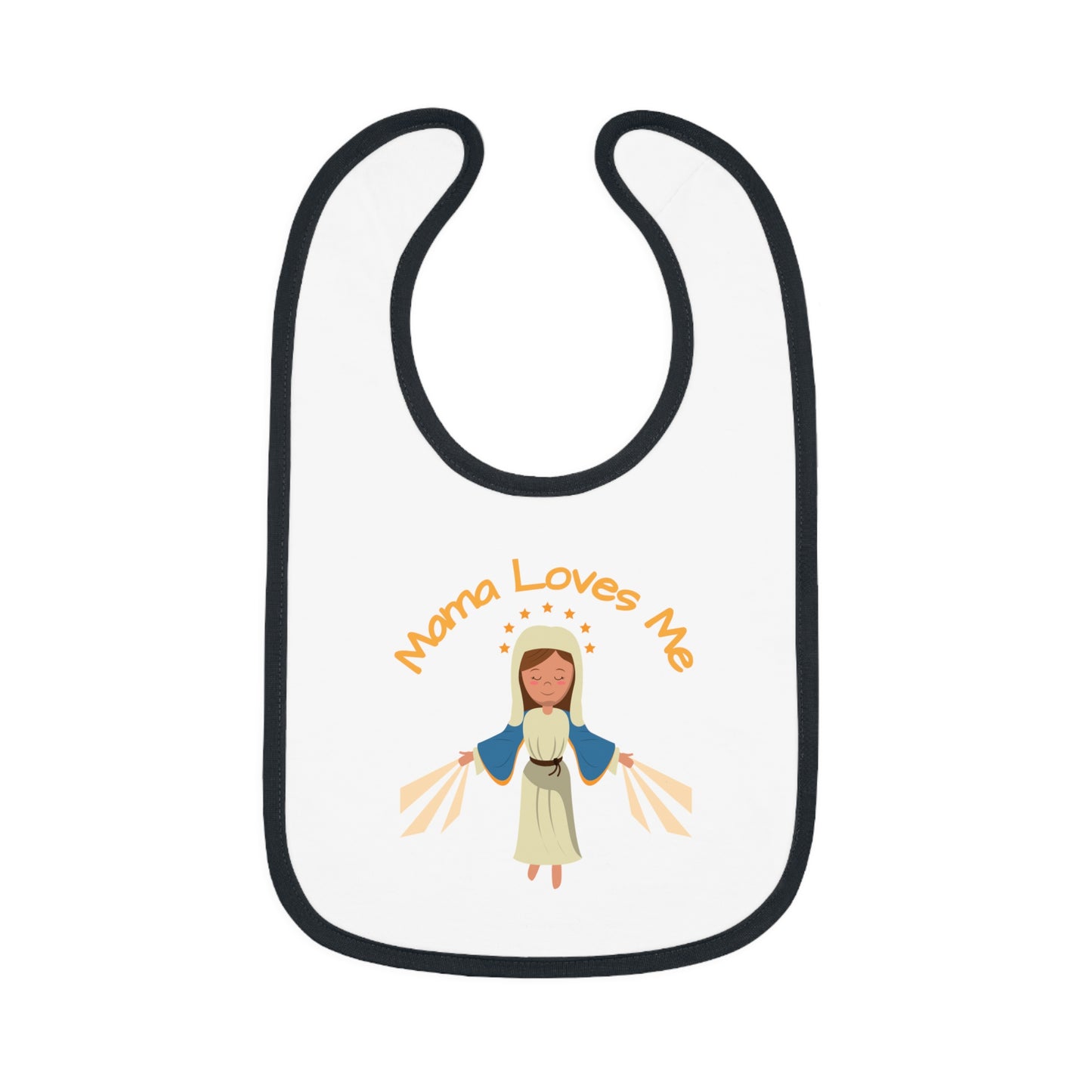 Mama Loves Me—Immaculate Conception | Boy & Girl Bib